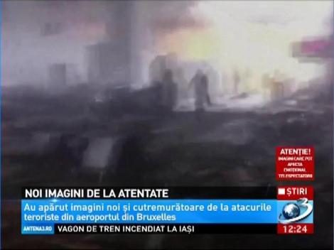 Noi imagini de la atentatele de la Bruxelles