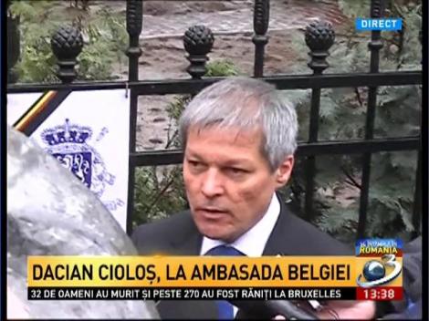 Premierul Cioloş, la ambasada Belgiei