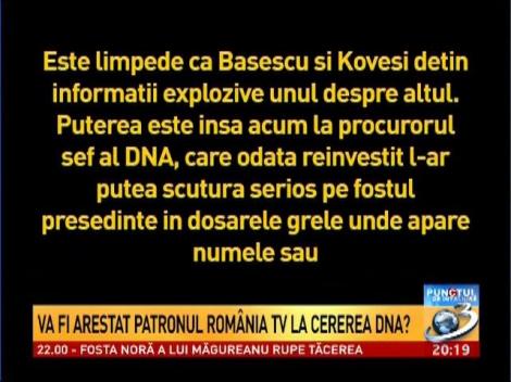 Război pe viaţă şi pe moarte între Băsescu-Kovesi