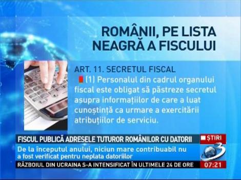 ANAF publică numele și adresele datornicilor pe Internet. Unde poți verifica dacă ești și tu pe lista rușinii