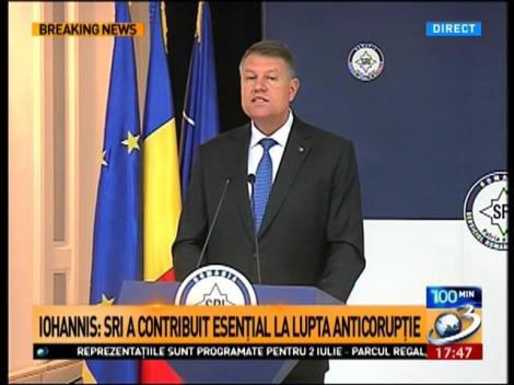 Preşedintele Iohannis, la bilanţul SRI