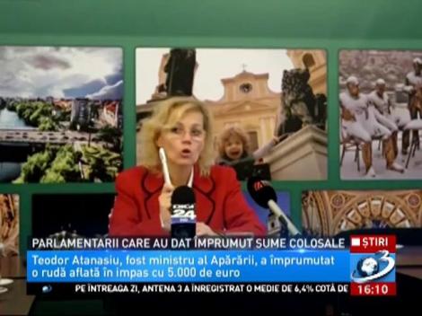 Parlamentarii care au dat &icirc;mprumut sume colosale