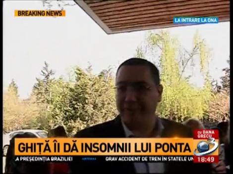 Ghiţă &icirc;i dă insomnii lui Ponta