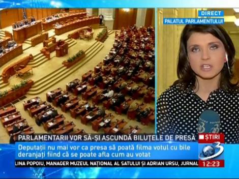 Parlamentarii fac un nou demers pentru a băga pumnul &icirc;n gura presei
