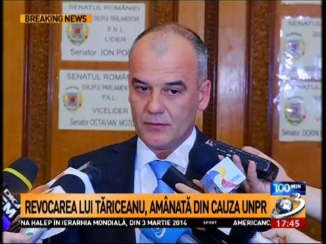 Revocarea lui Tăriceanu, amânată de UNPR