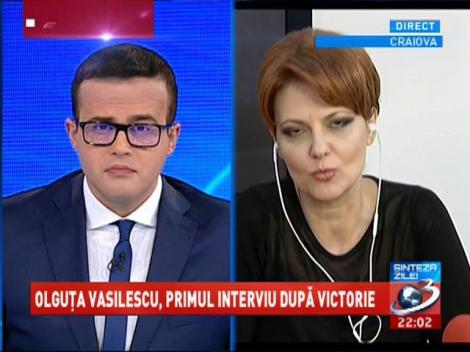 Lia Olguţa Vasilescu, primul interviu după victorie