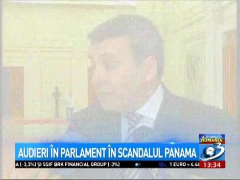 Audieri în parlament în scandalul Panama