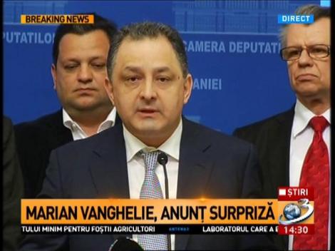 Marian Vanghelie, anunț surpriză