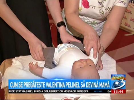 Cum se pregătește Valentina Pelinel să devină mamă