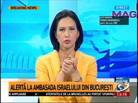 Alertă la Ambasada Israelului din București. Un pachet suspect a fost descoperit &icirc;n fața clădirii