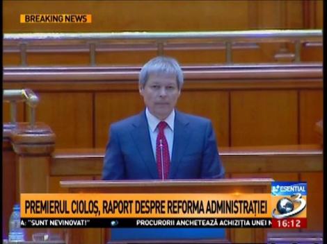 Cioloş, despre reforma administraţiei  publice