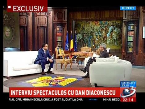 Interviu spectaculos cu Dan Diaconescu