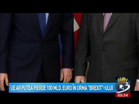UE ar putea pierde 100 mld. euro în urma Brexit-ului