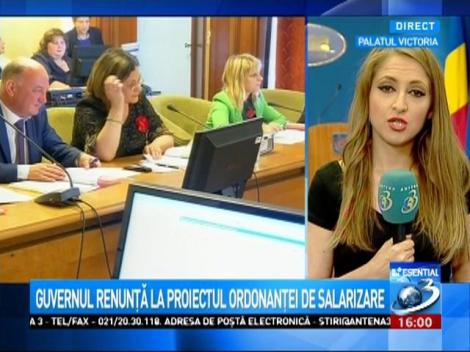 Guvernul renunță la proiectul ordonanței de salarizare