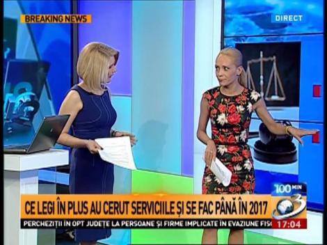 Ce legi &icirc;n plus au cerut serviciile şi se fac p&acirc;nă &icirc;n 2017