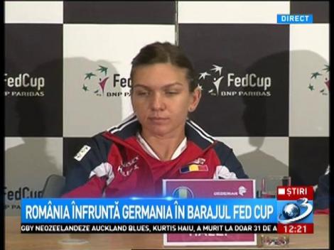 România înfruntă Germania în barajul Fed Cup