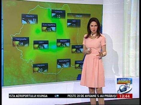 Cum va fi vremea &icirc;n următoarele zile