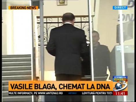 Vasile Blaga, chemat la DNA