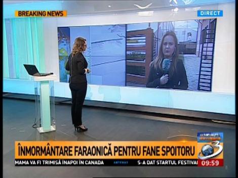 Înmormântare faraonică pentru Fane Spoitoru. 1.000 de persoane participă