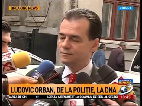 Ludovic Orban, din nou la DNA