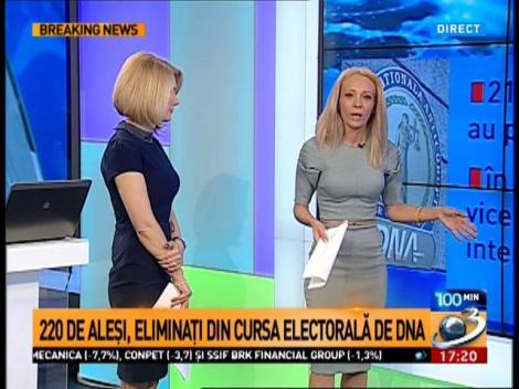 220 de aleşi, eliminaţi din cursa electorală de DNA