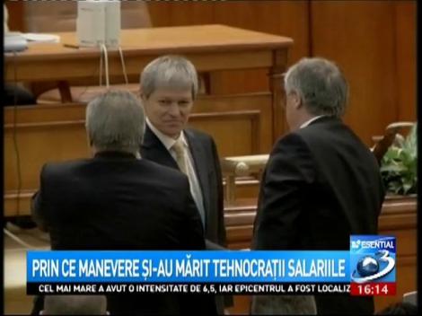 Prin ce manevre şi-au mărit tehnocraţii salariile