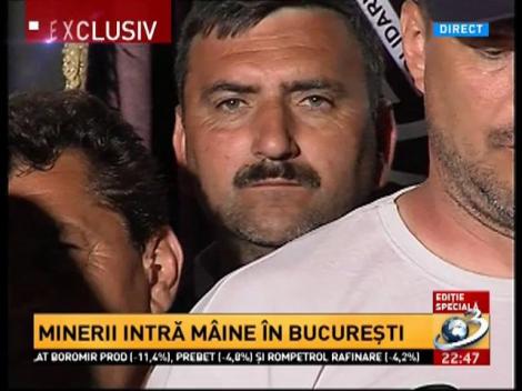 Minerii intră m&acirc;ine &icirc;n Bucureşti