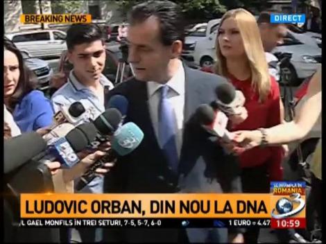 Ludovic Orban, din nou la DNA
