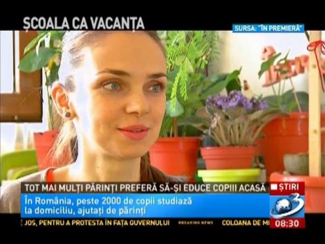 Tot mai mulți părinți preferă să-și educe copiii acasă