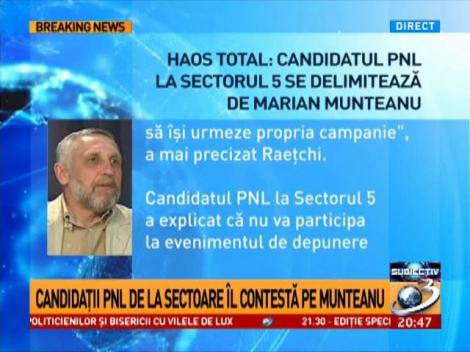 Subiectiv: Scandal uriaș în PNL din cauza lui Marian Munteanu