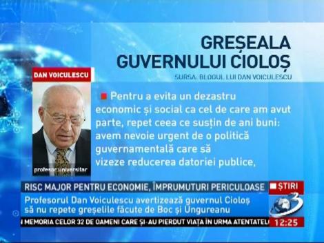 Risc major pentru economie, împrumuturi periculoase