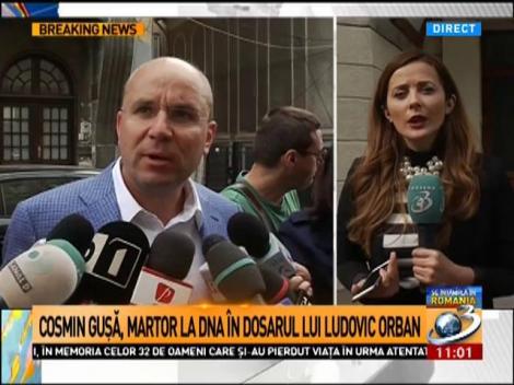 Cozmin Guşă, martor la DNA în dosarul lui Ludovic Orban
