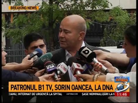 Sorin Oancea, la DNA