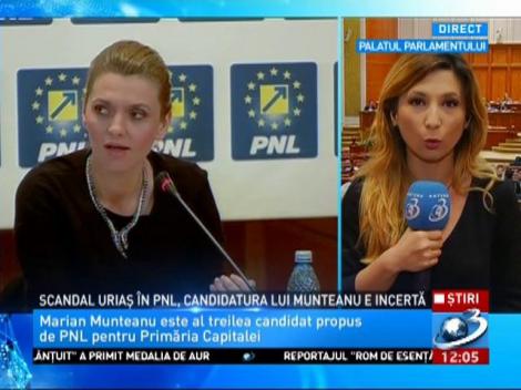 Scandal &icirc;n PNL, candidatura lui Munteanu este incertă