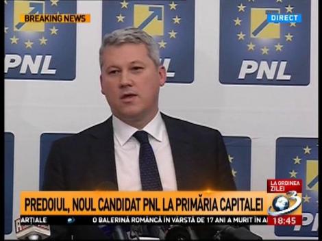 Cătălin Predoiu este noul candidat PNL pentru Primăria București: &Icirc;mi asum candidatura!