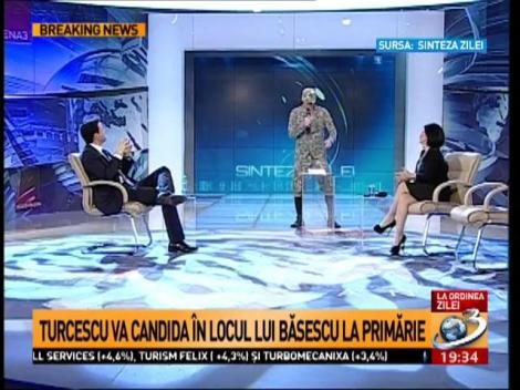 Turcescu va candida &icirc;n locul lui Băsescu la primărie