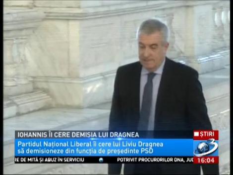 Iohannis &icirc;i cere demisia lui Dragnea