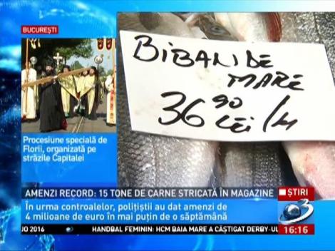 Amenzi record: 15 tone de carne stricată &icirc;n magazine