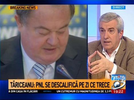 Călin Popescu Tăriceanu: PNL se descalifică pe zi ce trece