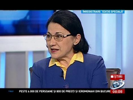 Ecaterina Andronescu: Nu sunt ofițer acoperit