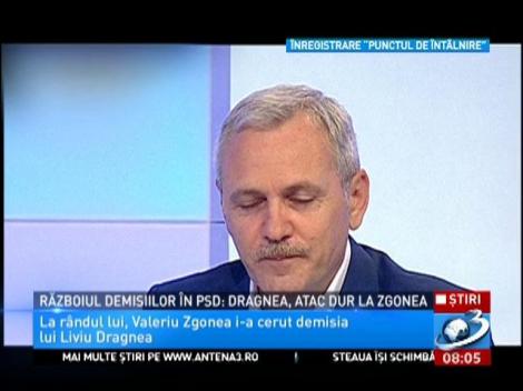 Războiul demisiilor în PSD: Dragnea, atac dur la Zgonea