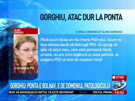 Gorghiu, reacţie dură la atacul lui Ponta