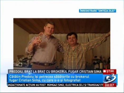 Predoiu, braț la braț cu brokerul fugar Cristian Sima