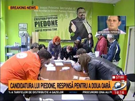 Candidatura lui Piedone, respinsă definitiv