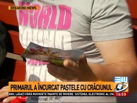 Locuitorii din Sectorul 4 au primit fluturași cu ... nașterea Domnului. Primarul acuză adversarii politici