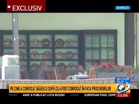 Pe cine a convocat Băsescu la birt, după ce a fost &icirc;n fața procurorilor