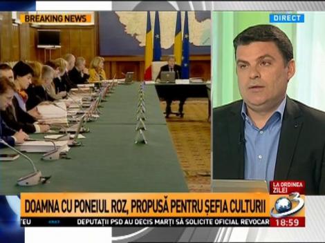 Ministrul Borc: Eșecul Guvernului ar fi succesul restaurației