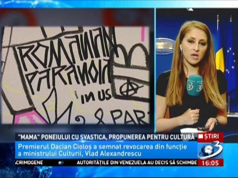 &rdquo;Mama&rdquo; poneiului cu svastica, propunerea pentru Cultură