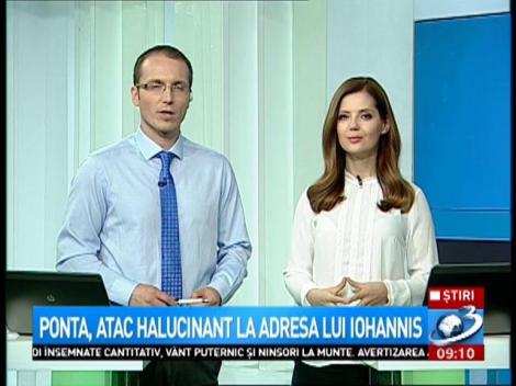 Ponta, atac halucinant la adresa lui Iohannis