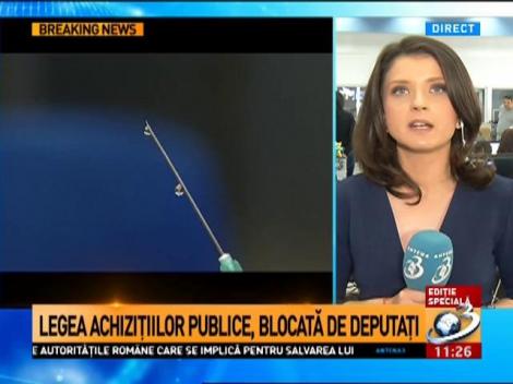 Legea achizițiilor publice, blocată de deputați